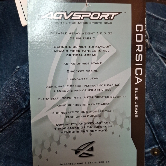 AGV Sport biker/motorcycle women's jeans size 32 kevlar lined - Picture 8 of 8